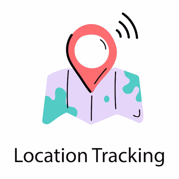 location tracking hand drawn icon vector 9206 5002